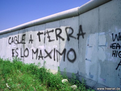 Muro De Berlin. en el muro de berlin